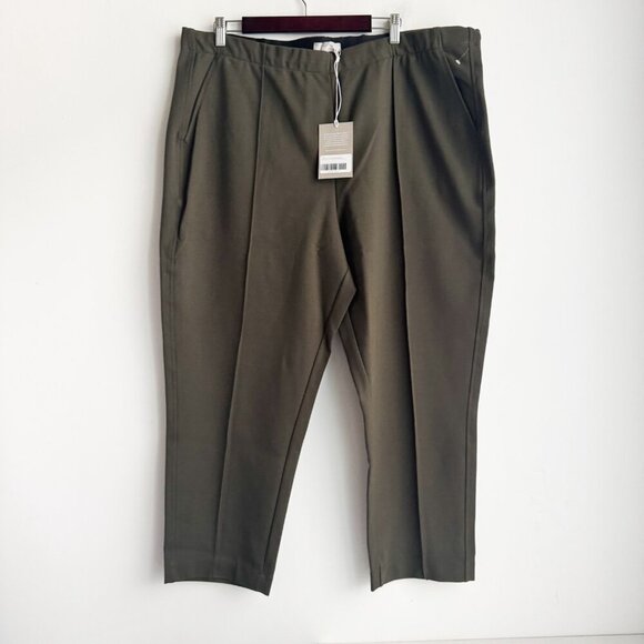 Everlane The Dream Pant Army Green Pull On Pants 3X - Picture 2 of 4